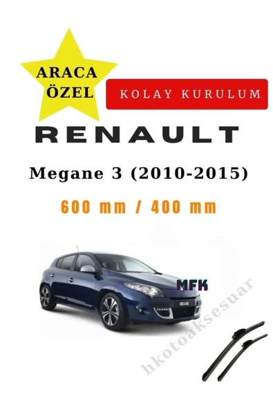 Mfk Renault Megane 3 (2010-2015) Araca Özel Sİlecek