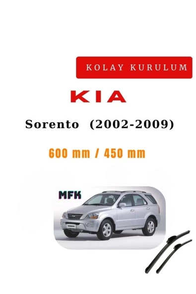Mfk Kia Sorento  (2002-2009) Araca Özel Silecek Ön İki