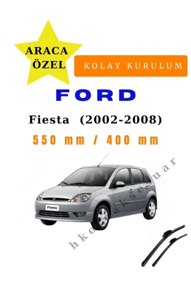 Mfk Ford Fiesta  (2002-2008) Araca ÖZel Sİlecek Ön iki ürün görseli 1