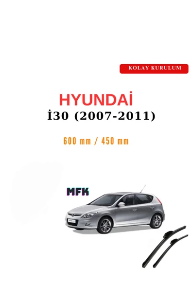 Mfk Hyundai İ30 (2007-2011) Araca Özel Silecek Ön İki