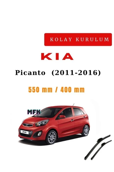 Mfk Kia Picanto  (2011-2016) Araca Özel Sİlecek Ön İki