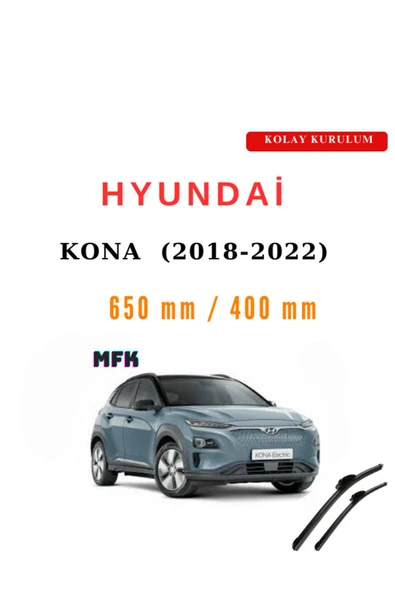 Mfk Hyundai Kona (2018-2022) Araca Özel Silecek Ön İkisi