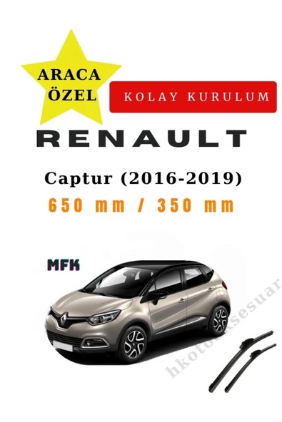 Mfk Renault Captur  (2016-2019) Araca Özel Silecek