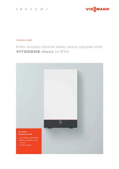 viesman vitodens clasic  25 kw  tam yoğuşmalı