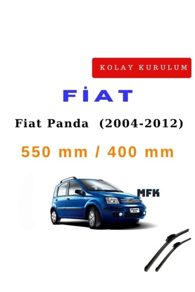 Mfk Fiat Panda (2004-2012) Araca ÖZel Silecek Ön İki