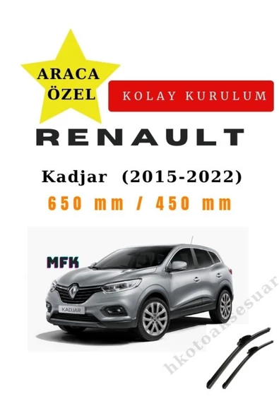 Mfk Renault Kadjar  (2015-2022) Araca Özel Silecek Ön İki