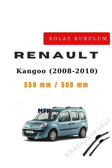 Mfk Renault Kangoo (2008-2010) Araca Özel Silecek Ön İki