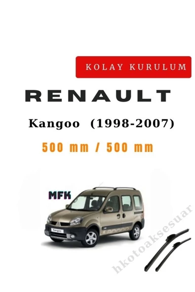 Mfk Renault Kangoo  (1998-2007) Araca Özel Sİlecek Ön İki