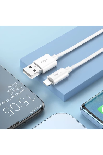 Hoco X87 Magic Silikon Hızlı Şarj Kablosu - Usb To Lightning Apple Iphone - Premium Product