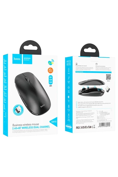 Hoco GM15 Art 2.4G Wireless Kablosuz Mouse - Premium Product - 4