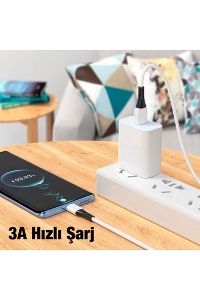 HOCO X82 Type-C to USB 3A Hızlı Silikon Data ve Şarj Kablosu - 3