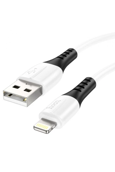 HOCO X82 iPhone Lightning to USB 2.4A Silikon Data ve Şarj Kablosu