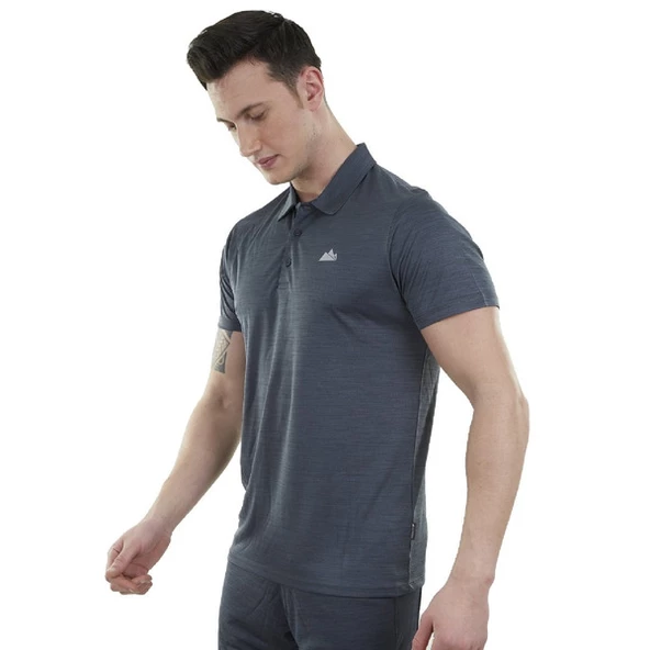 Alpinist Horizons Ultra Dry Erkek Polo T-Shirt Antrasit-XL - 2