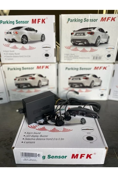 Mfk Universal Park Sensörü Dijital Görüntülü Ve Sesli Gri 18 Mm - 2