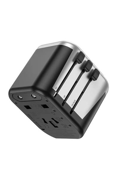 Hoco Fiş Dönüştürücülü Duvar Şarj Adaptör “AC5 Level” - 5