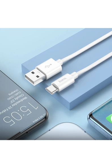 Hoco X87 Magic Silikon Hızlı Şarj Kablosu - Usb To Type-c - Premium Product - 6