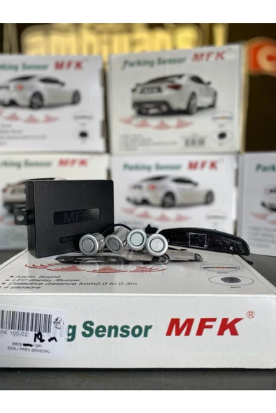 Mfk Universal Park Sensörü Dijital Görüntü Ve Sesli Gri 18 Mm - 2