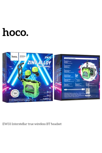 Hoco EW33 Interstellar, TWS Bluetooth Kulaklık - Premium Product - 5