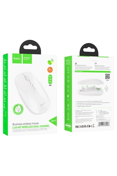 Hoco GM15 Art 2.4G Wireless Kablosuz Mouse - Premium Product - 3