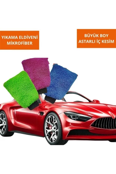 Ebrayn Oto Yıkama Mikrofiber Eldiven