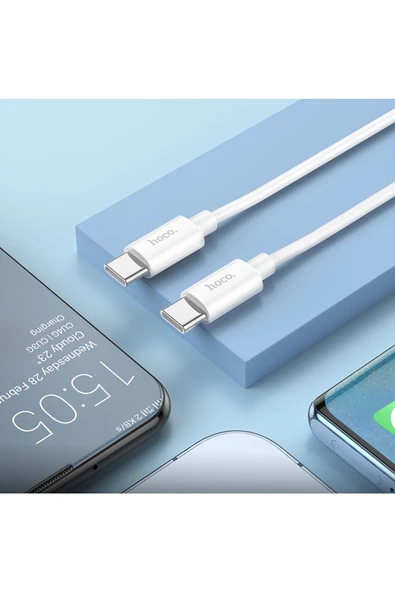 Hoco X87 Magic Silikon 60W PD Hızlı Şarj Kablosu - Type-C to Type-C - Product - 3
