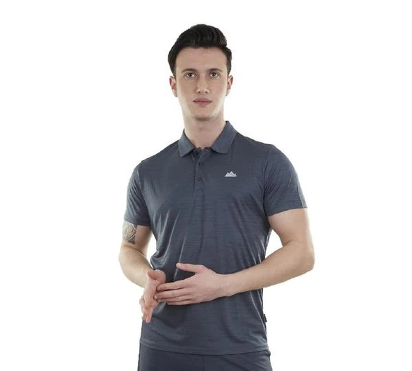 Alpinist Horizons Ultra Dry Erkek Polo T-Shirt Antrasit-XL