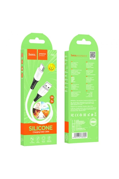 HOCO X82 Type-C to USB 3A Hızlı Silikon Data ve Şarj Kablosu - 5