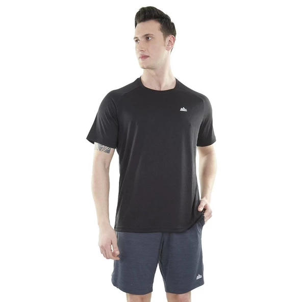 Alpinist Mission Ultra Dry Erkek T-Shirt Siyah-M