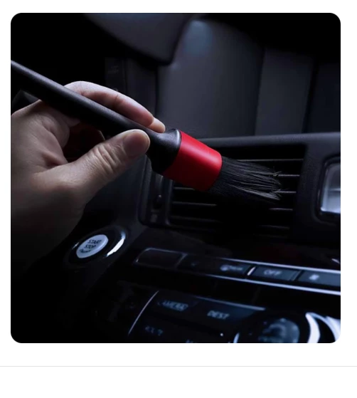 Araç içi Konsol, Havalandırma, Jant, Klima, Ön Izgara, Klavye Vb. Detaylı Temizlik 5 Li Fırça Seti - 5