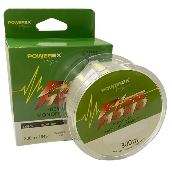 Powerex Pulse 300 m. 0,45 mm. 13 kg. Çekerli Carbon Monofilament Misina