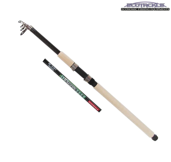 Ecotackle Dragon Tele 240 cm 50-100g Atarlı Mix Karbon Teleskopik Olta Kamışı - 2