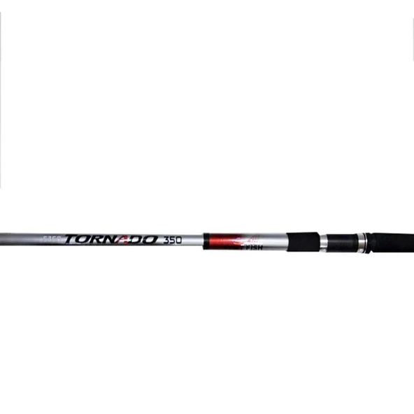 Portfish Tornado 300 cm 75-150g Atarlı Fiber Teleskopik Olta Kamışı Kırmızı - 2