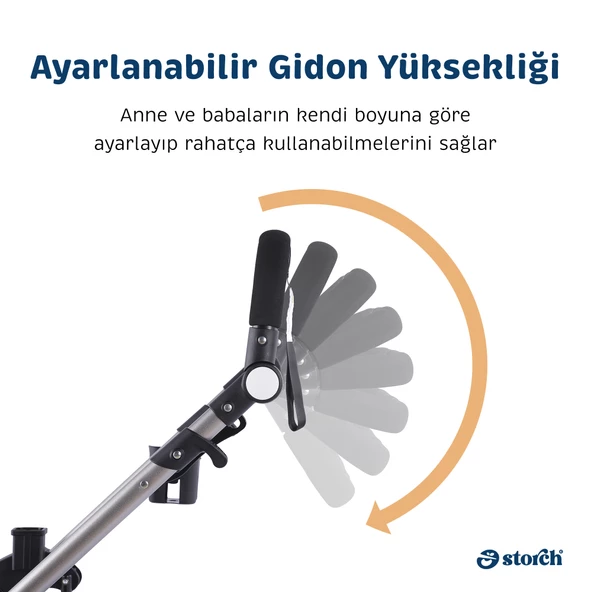 Baby Storch - Seyahat Sistem Bebek Arabası 3 in 1 - 5