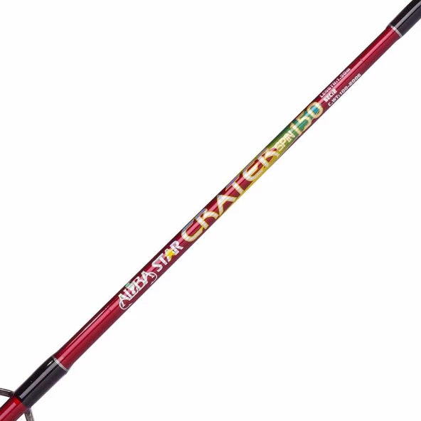 Albastar Crater 150 cm 100-200g Atarlı Tetiksiz Karbon Tekne Olta Kamış - 3