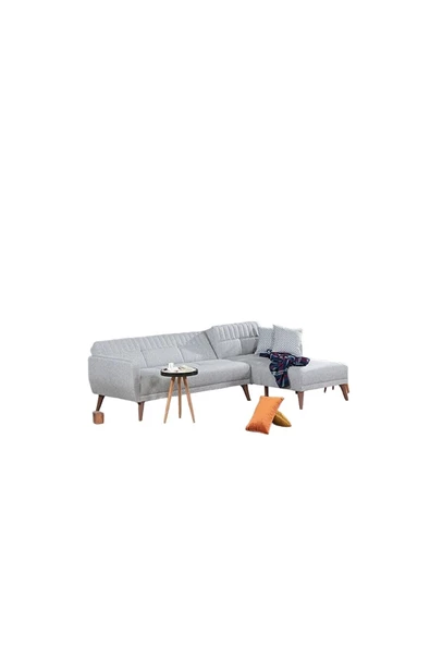 nikshop Beringen Köşe Koltuk - Gri - 4