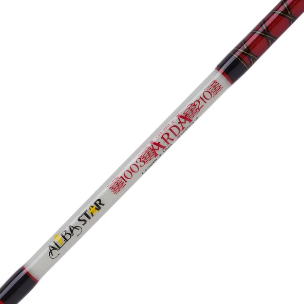 Albastar Arda 210 cm 100-200g Atarlı Fiber Tekne Kamışı - Resim 7