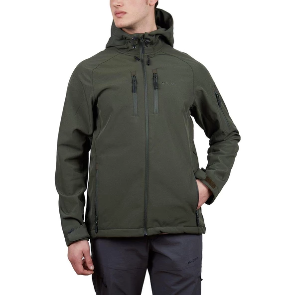 Alpinist Peak Softshell Erkek Outdoor Mont 2XL Haki