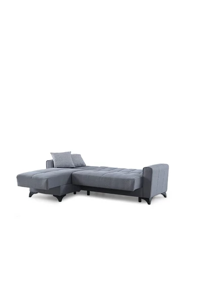 nikshop Mons Yataklı Köşe Koltuk Takımı - Gri - 6