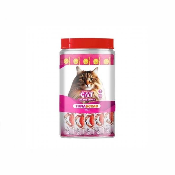 EuroGold Cat Sıvı Kedi Ödülü Ton - Yengeç 30x15Gr - 2