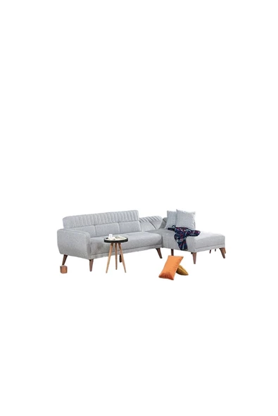 nikshop Beringen Köşe Koltuk - Gri - 2
