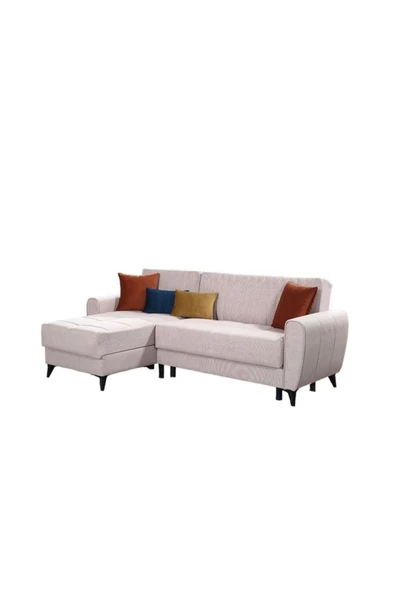 nikshop Nice Köşe Koltuk Takımı - Krem - 2