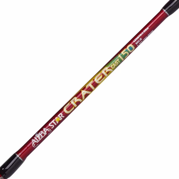 Albastar Crater 150 cm 100-200g Atarlı Tetikli Karbon Tekne Olta Kamış - Resim 3