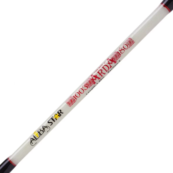 Albastar Arda 270 cm 100-200g Atarlı Fiber Tekne Kamışı - 6