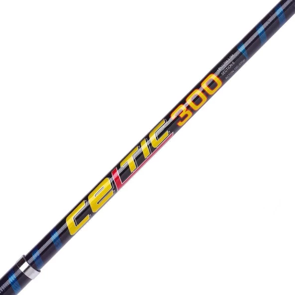 Albastar Celtic 210 cm 100-300g Atarlı Kompozit Teleskopik Olta Kamışı - Resim 3