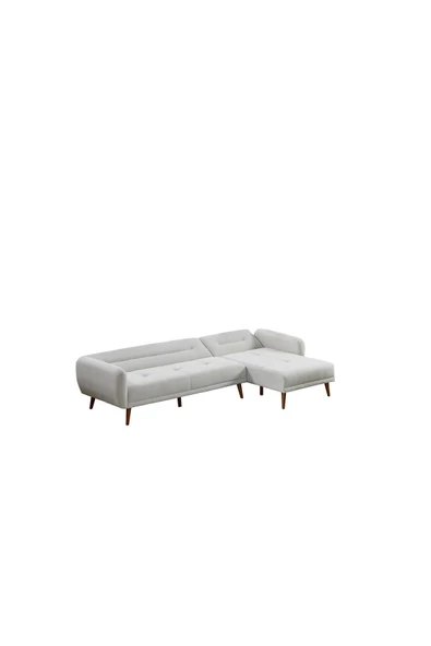 nikshop Galia Yataklı Köşe Koltuk Takımı - Bej - 5
