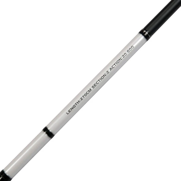 Albastar Procatch Jack X 270 cm 20-60g Atarlı Karbon Spin Olta Kamışı - Resim 3
