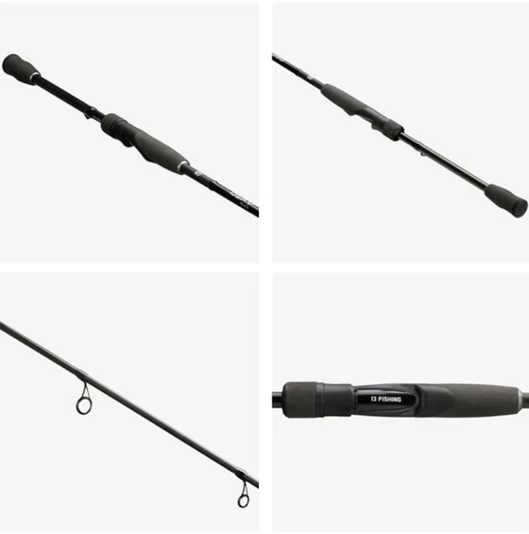 13 Fishing Defy Black 213 cm 15-40g Atarlı Karbon Spin Olta Kamışı - 2