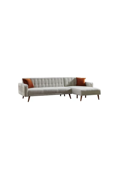 nikshop Soft Yataklı Köşe Koltuk Takımı - Bej - 2