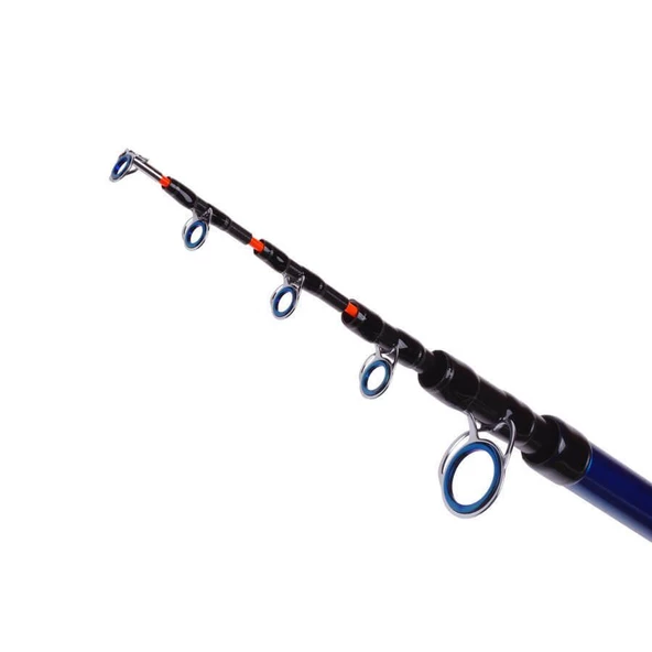 Albastar Rodex 420 cm 100-250g Atarlı Karbon Surf Olta Kamışı - Resim 2