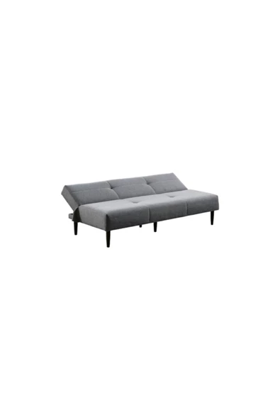 nikshop Box Üç Kişilik Süngerli Kanepe - Gri - 6